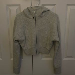 NWOT Lululemon full zip cropped scuba